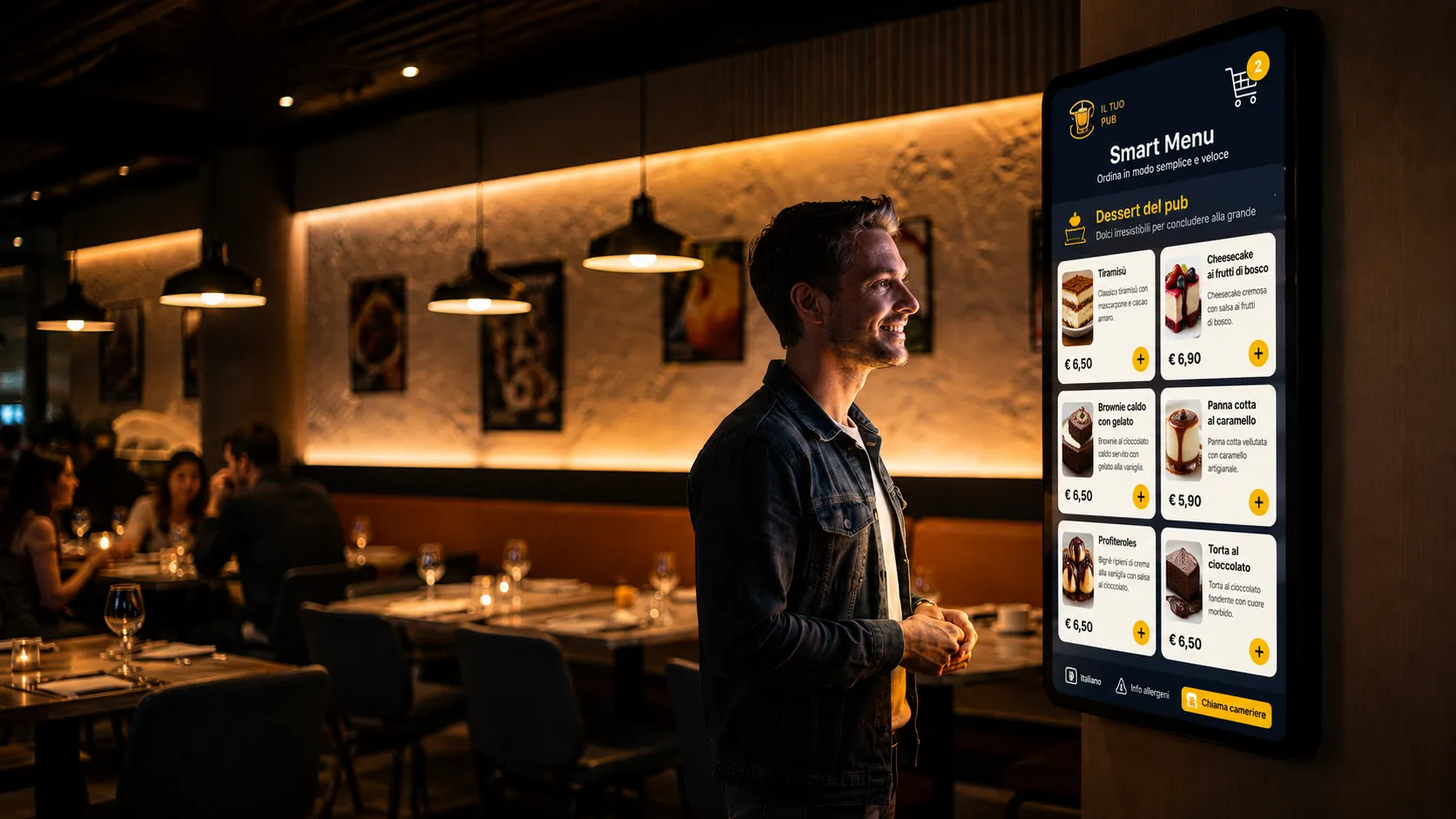 Smart Menu — software MeltInTouch per totem multimediali